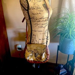 Patricia Nash map crossbody purse